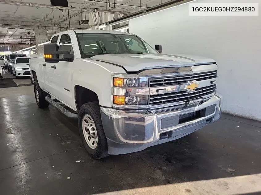 2017 Chevrolet Silverado K2500 Heavy Duty VIN: 1GC2KUEG0HZ294880 Lot: 40725032