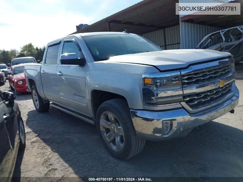 2017 Chevrolet Silverado 1500 1Lz VIN: 3GCUKSEJ9HG307781 Lot: 40750197