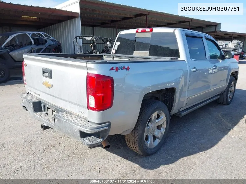 2017 Chevrolet Silverado 1500 1Lz VIN: 3GCUKSEJ9HG307781 Lot: 40750197