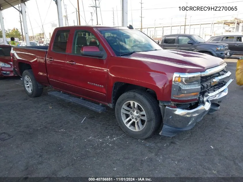 2017 Chevrolet Silverado 1500 1Lt VIN: 1GCRCREC9HZ270065 Lot: 40756851