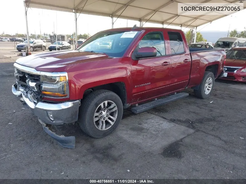 2017 Chevrolet Silverado 1500 1Lt VIN: 1GCRCREC9HZ270065 Lot: 40756851