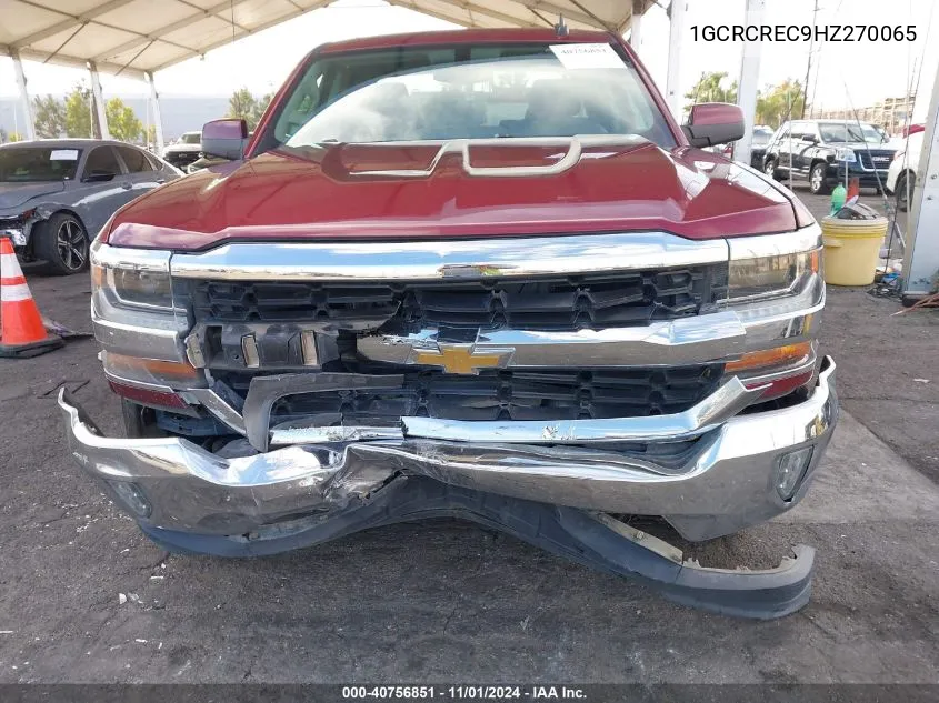 2017 Chevrolet Silverado 1500 1Lt VIN: 1GCRCREC9HZ270065 Lot: 40756851