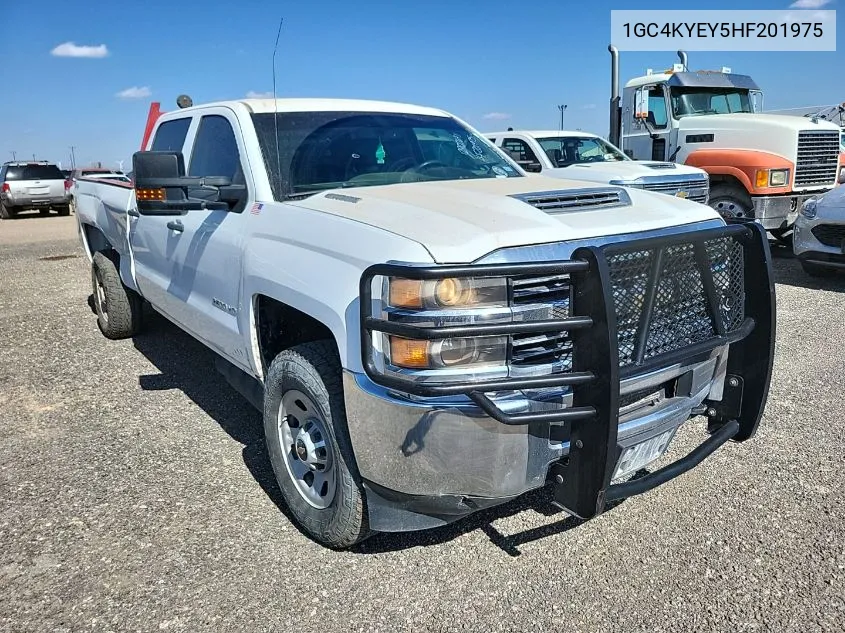 2017 Chevrolet Silverado 3500Hd Wt VIN: 1GC4KYEY5HF201975 Lot: 40768287