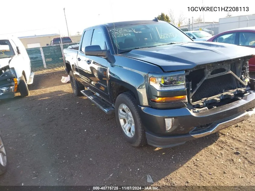 2017 Chevrolet Silverado 1500 Lt VIN: 1GCVKREC1HZ208113 Lot: 40775725