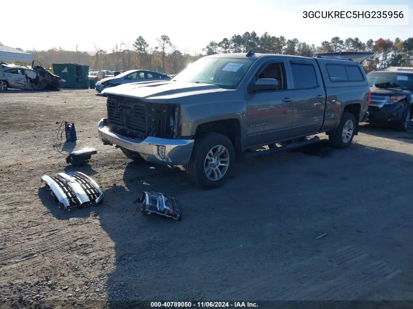 2017 Chevrolet Silverado 1500 1Lt VIN: 3GCUKREC5HG235956 Lot: 40789050