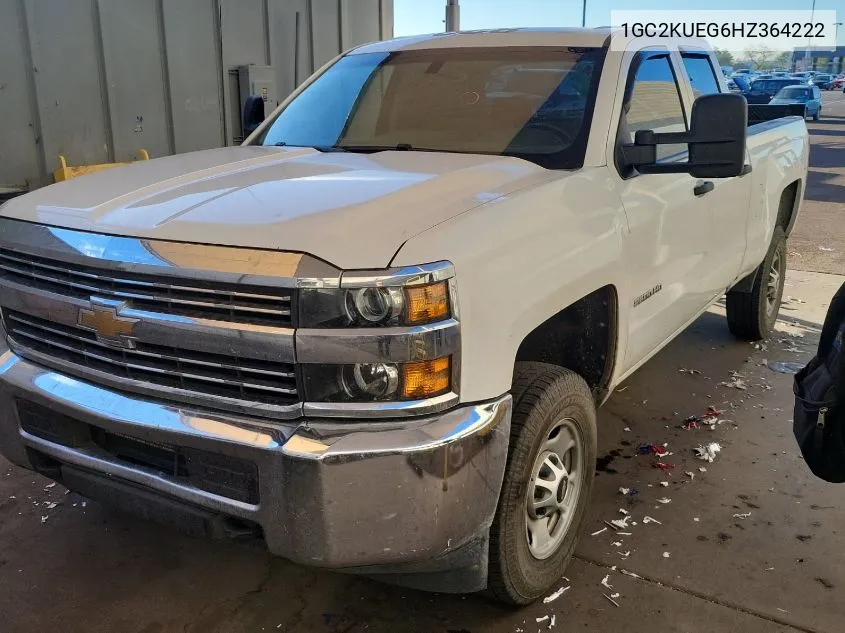 2017 Chevrolet Silverado 2500Hd Wt VIN: 1GC2KUEG6HZ364222 Lot: 40792595