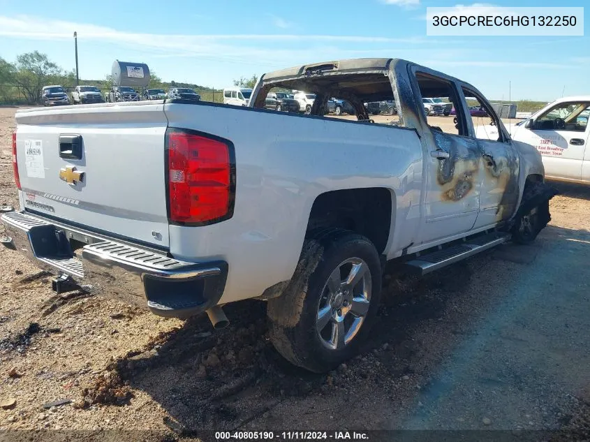 2017 Chevrolet Silverado 1500 1Lt VIN: 3GCPCREC6HG132250 Lot: 40805190