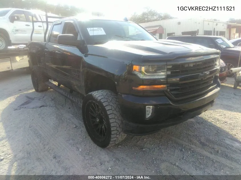 2017 Chevrolet Silverado 1500 Lt VIN: 1GCVKREC2HZ111521 Lot: 40806272