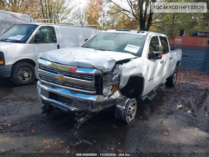 2017 Chevrolet Silverado 3500Hd Wt VIN: 1GC4KYCG1HF132129 Lot: 40809650