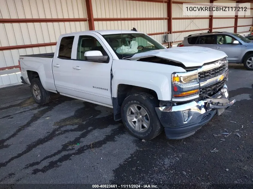 2017 Chevrolet Silverado 1500 1Lt VIN: 1GCVKREC8HZ117212 Lot: 40823661