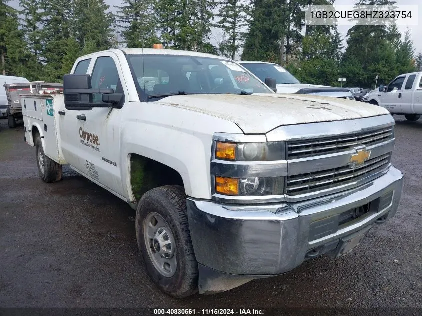 2017 Chevrolet Silverado 2500Hd Wt VIN: 1GB2CUEG8HZ323754 Lot: 40830561