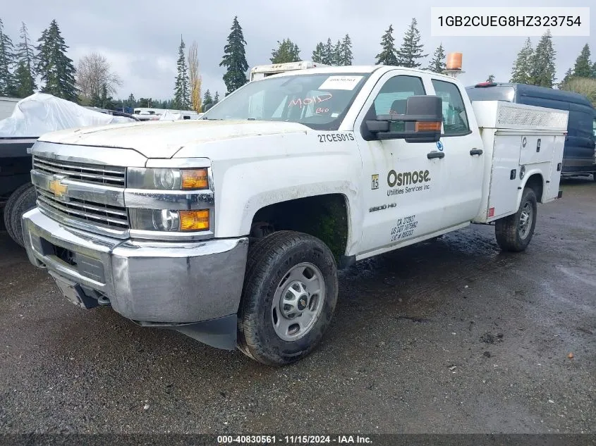 2017 Chevrolet Silverado 2500Hd Wt VIN: 1GB2CUEG8HZ323754 Lot: 40830561