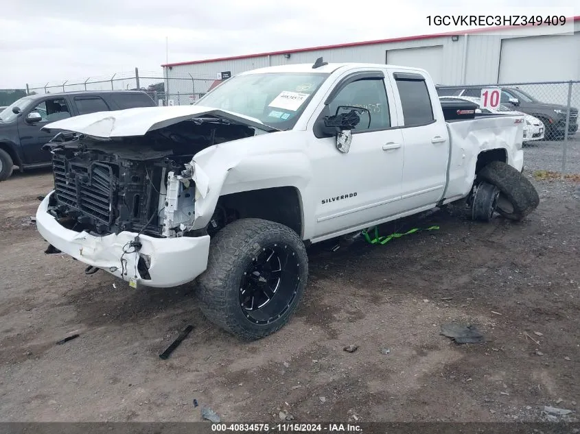 2017 Chevrolet Silverado 1500 2Lt VIN: 1GCVKREC3HZ349409 Lot: 40834575