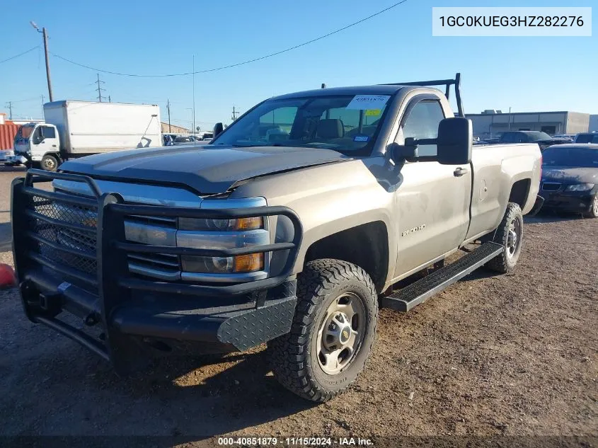 2017 Chevrolet Silverado 2500Hd Wt VIN: 1GC0KUEG3HZ282276 Lot: 40851879