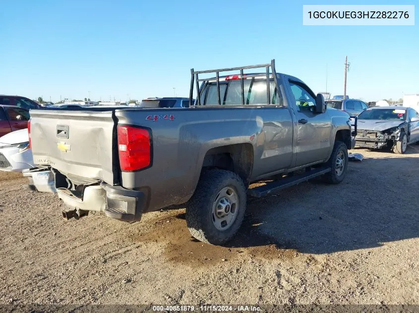 2017 Chevrolet Silverado 2500Hd Wt VIN: 1GC0KUEG3HZ282276 Lot: 40851879