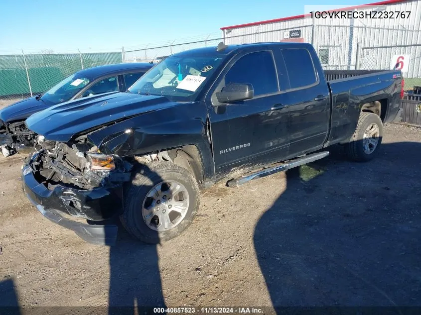 2017 Chevrolet Silverado 1500 2Lt VIN: 1GCVKREC3HZ232767 Lot: 40857523