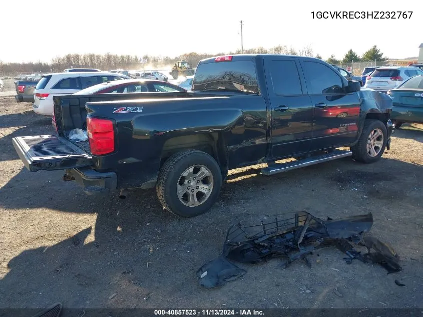 2017 Chevrolet Silverado 1500 2Lt VIN: 1GCVKREC3HZ232767 Lot: 40857523