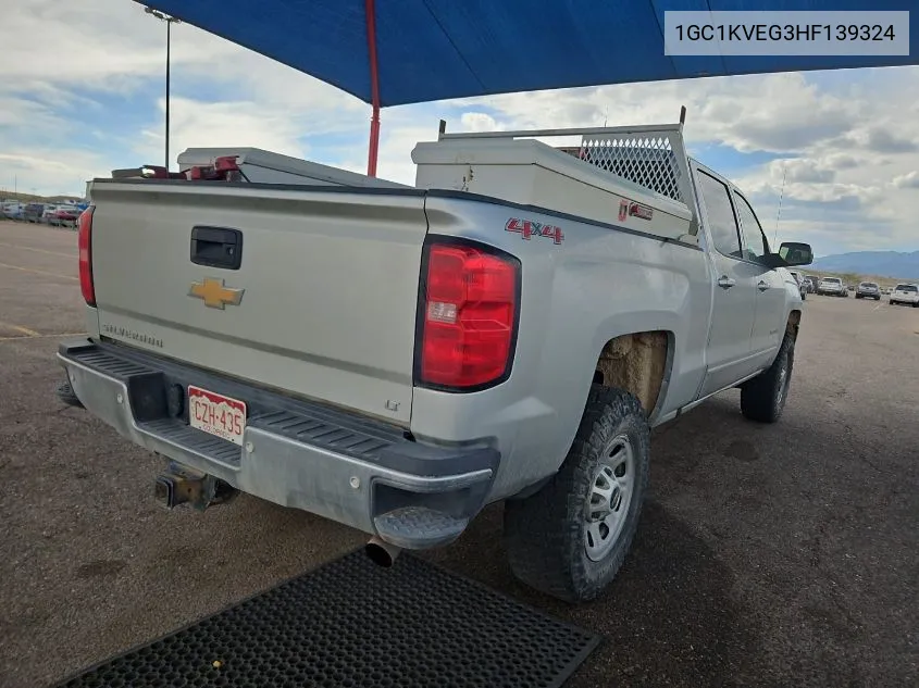 2017 Chevrolet Silverado 2500Hd Lt VIN: 1GC1KVEG3HF139324 Lot: 40867186