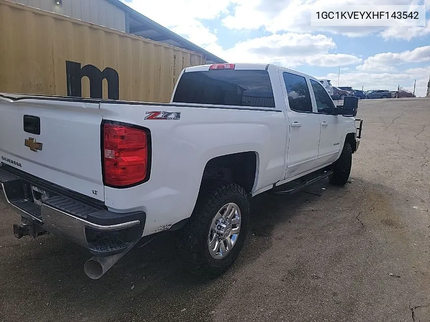 2017 Chevrolet Silverado K2500 Heavy Duty Lt VIN: 1GC1KVEYXHF143542 Lot: 40869705