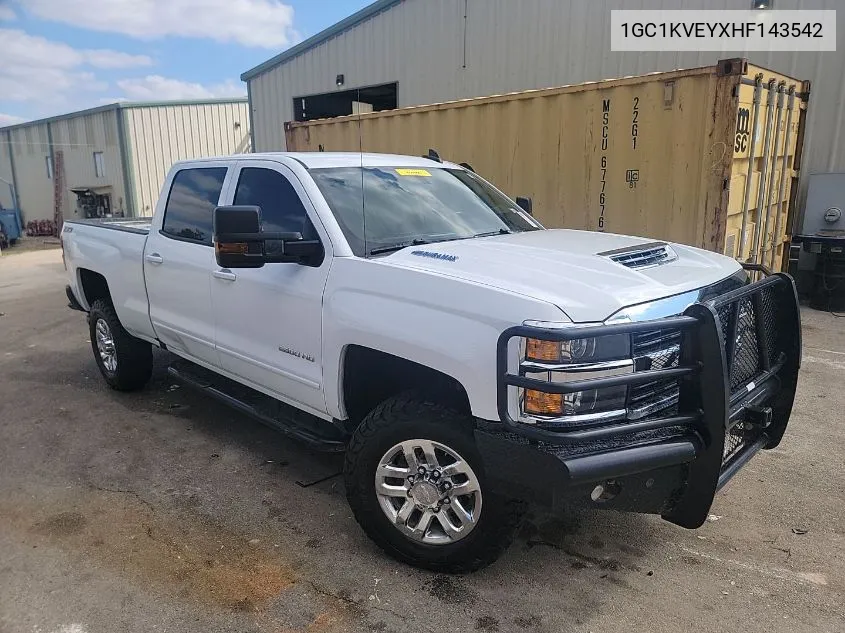 2017 Chevrolet Silverado K2500 Heavy Duty Lt VIN: 1GC1KVEYXHF143542 Lot: 40869705