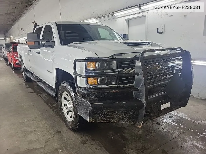 2017 Chevrolet Silverado 3500Hd Wt VIN: 1GC4KYEY6HF238081 Lot: 40871070