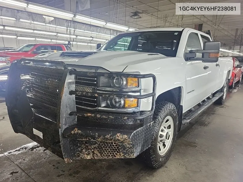 2017 Chevrolet Silverado 3500Hd Wt VIN: 1GC4KYEY6HF238081 Lot: 40871070