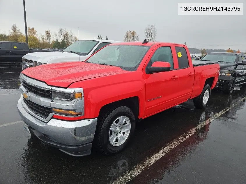 2017 Chevrolet Silverado 1500 1Lt VIN: 1GCRCREH9HZ143795 Lot: 40874568