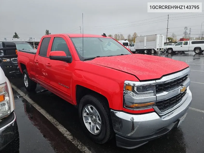 2017 Chevrolet Silverado 1500 1Lt VIN: 1GCRCREH9HZ143795 Lot: 40874568