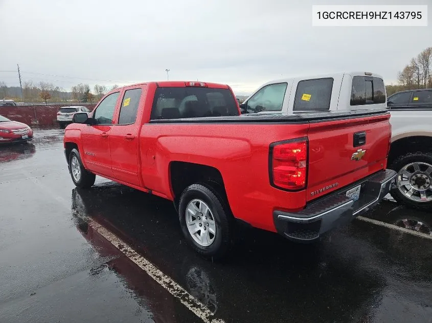 2017 Chevrolet Silverado 1500 1Lt VIN: 1GCRCREH9HZ143795 Lot: 40874568