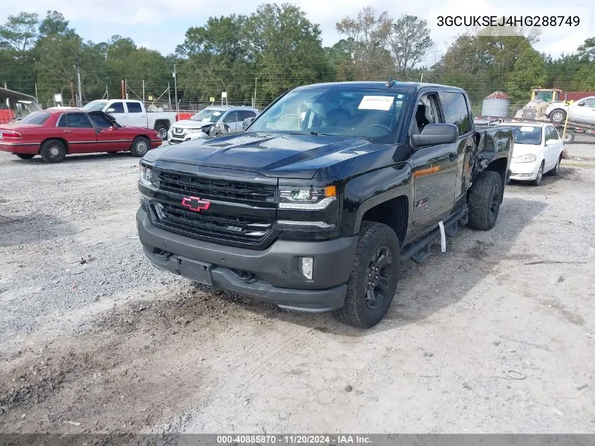 2017 Chevrolet Silverado 1500 2Lz VIN: 3GCUKSEJ4HG288749 Lot: 40885870