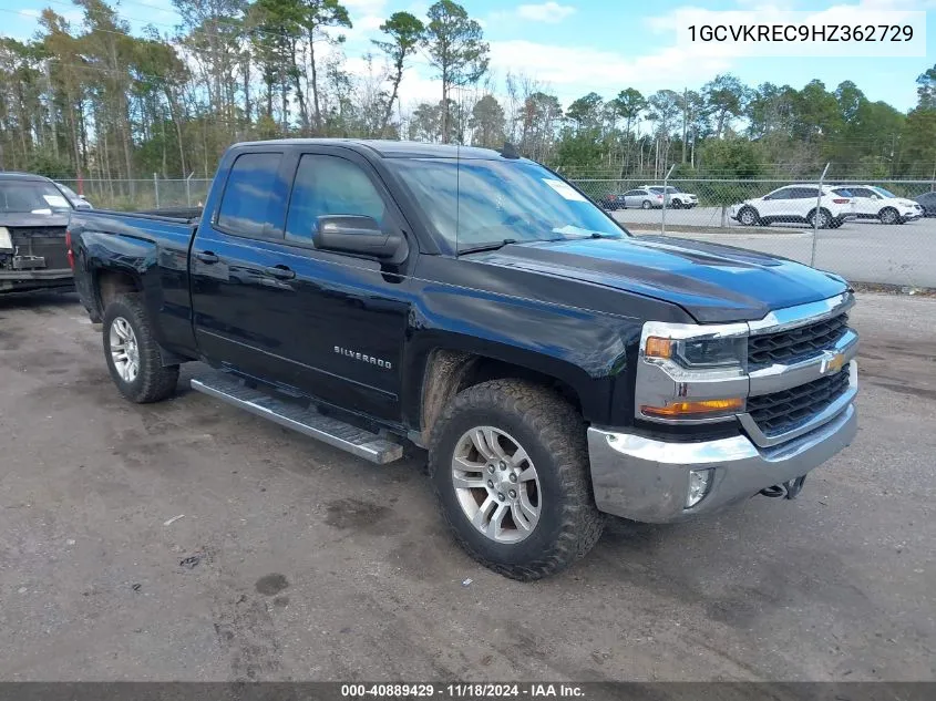 2017 Chevrolet Silverado 1500 1Lt VIN: 1GCVKREC9HZ362729 Lot: 40889429