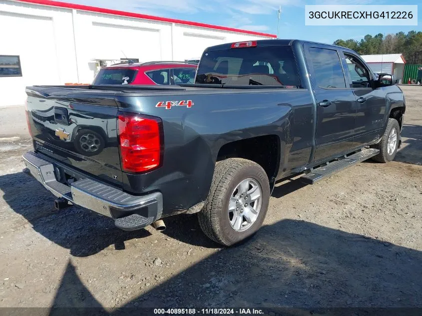 2017 Chevrolet Silverado 1500 1Lt VIN: 3GCUKRECXHG412226 Lot: 40895188