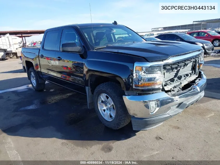 3GCPCREC3HG443134 2017 Chevrolet Silverado 1500 1Lt