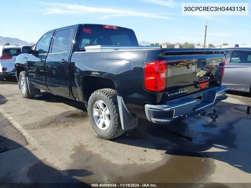 3GCPCREC3HG443134 2017 Chevrolet Silverado 1500 1Lt