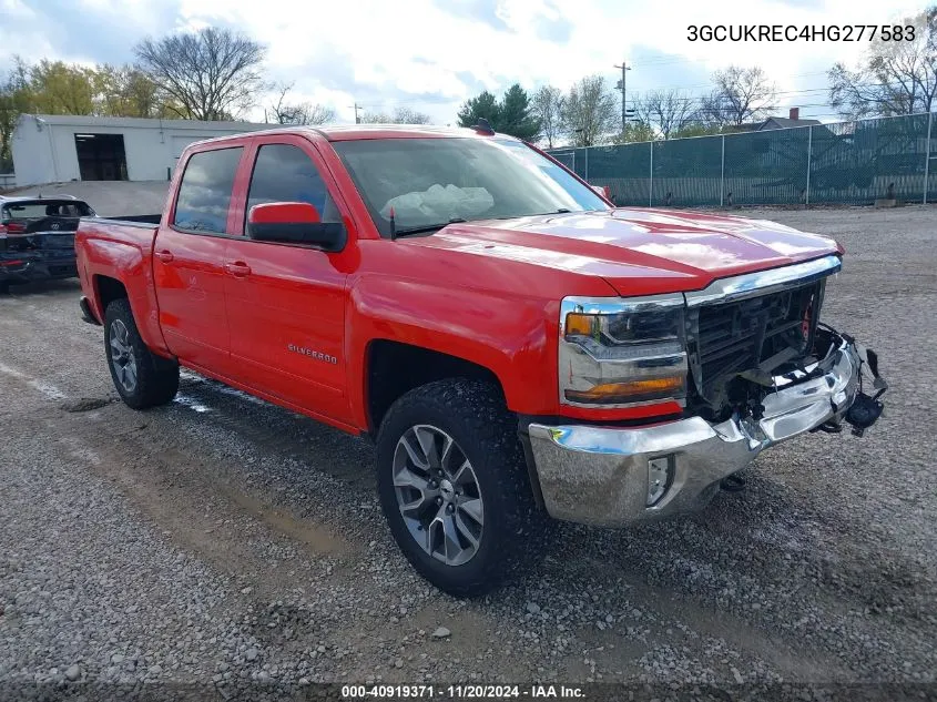 2017 Chevrolet Silverado 1500 1Lt VIN: 3GCUKREC4HG277583 Lot: 40919371