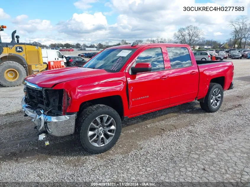 2017 Chevrolet Silverado 1500 1Lt VIN: 3GCUKREC4HG277583 Lot: 40919371