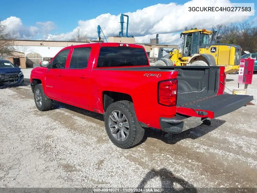 2017 Chevrolet Silverado 1500 1Lt VIN: 3GCUKREC4HG277583 Lot: 40919371