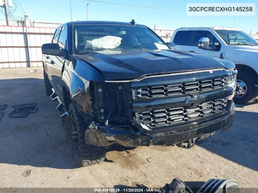 2017 Chevrolet Silverado 1500 1Lt VIN: 3GCPCRECXHG145258 Lot: 40919539