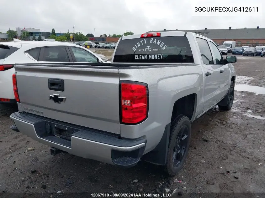 3GCUKPECXJG412611 2018 Chevrolet Silverado 1500