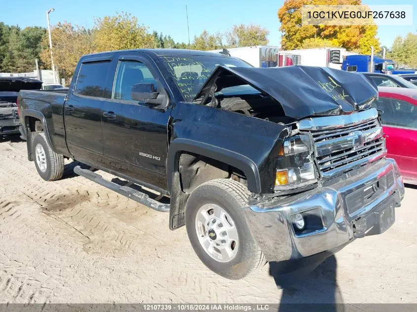 2018 Chevrolet Silverado 2500Hd VIN: 1GC1KVEG0JF267638 Lot: 12107339