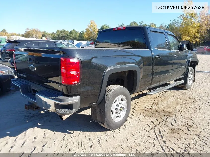 2018 Chevrolet Silverado 2500Hd VIN: 1GC1KVEG0JF267638 Lot: 12107339