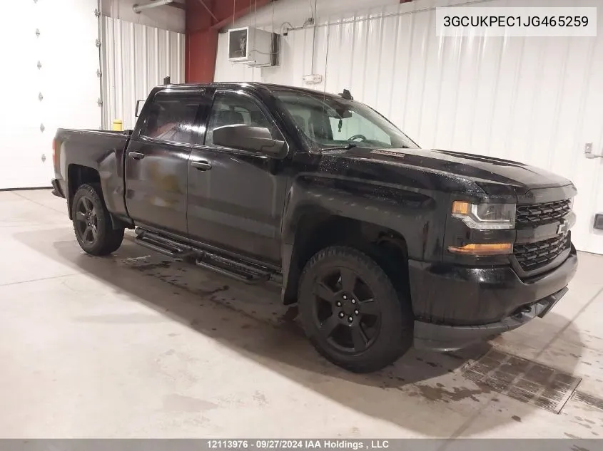 3GCUKPEC1JG465259 2018 Chevrolet Silverado K1500 Custom