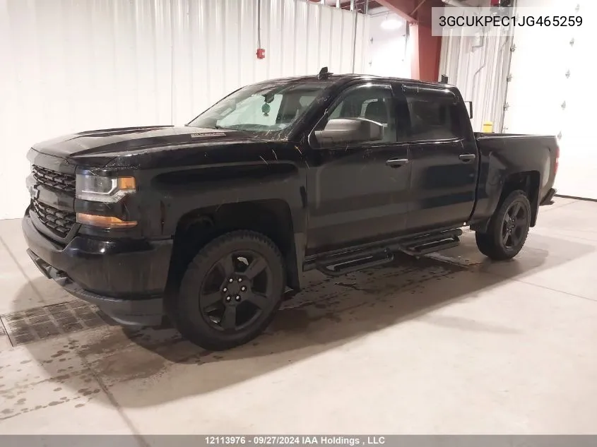 3GCUKPEC1JG465259 2018 Chevrolet Silverado K1500 Custom