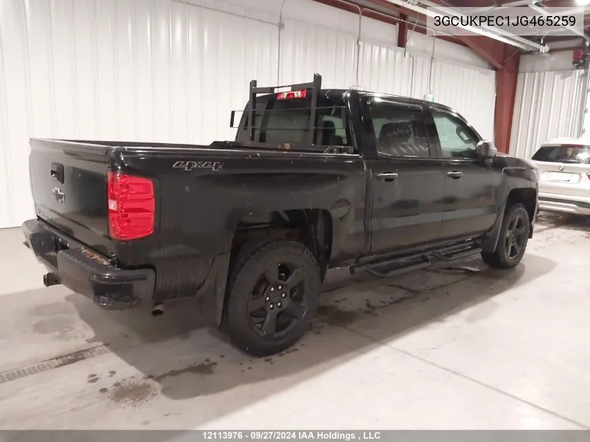 3GCUKPEC1JG465259 2018 Chevrolet Silverado K1500 Custom