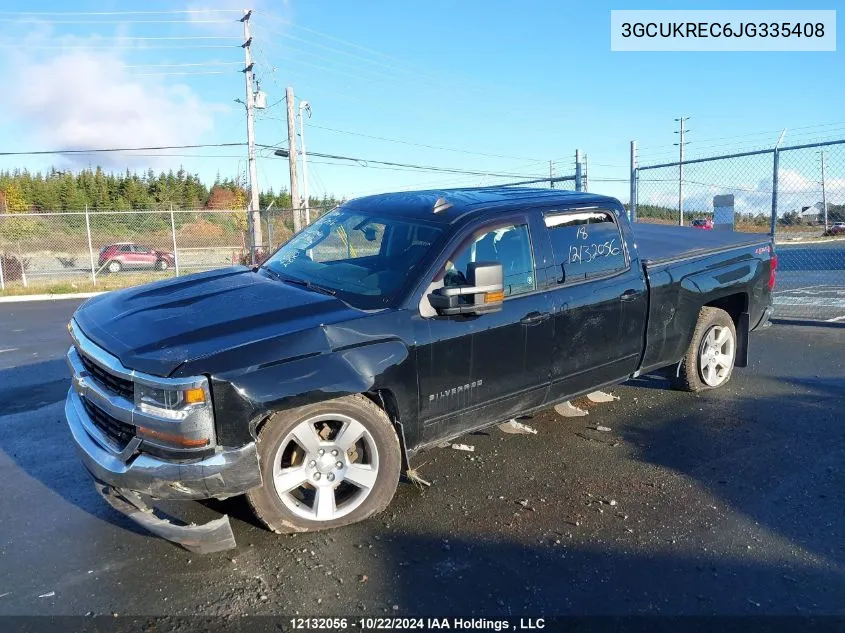 2018 Chevrolet Silverado 1500 VIN: 3GCUKREC6JG335408 Lot: 12132056