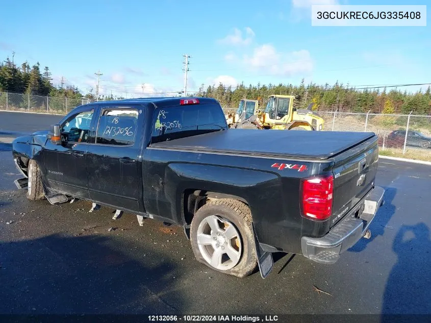 2018 Chevrolet Silverado 1500 VIN: 3GCUKREC6JG335408 Lot: 12132056