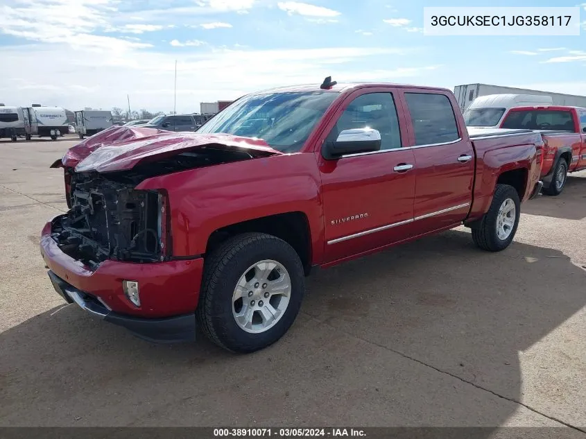 2018 Chevrolet Silverado 1500 2Lz VIN: 3GCUKSEC1JG358117 Lot: 38910071