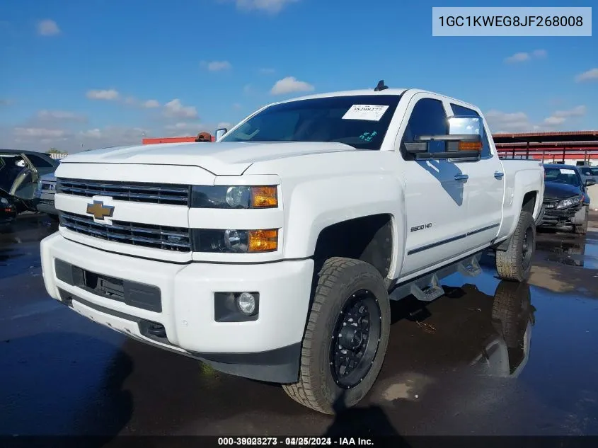 1GC1KWEG8JF268008 2018 Chevrolet Silverado 2500Hd Ltz