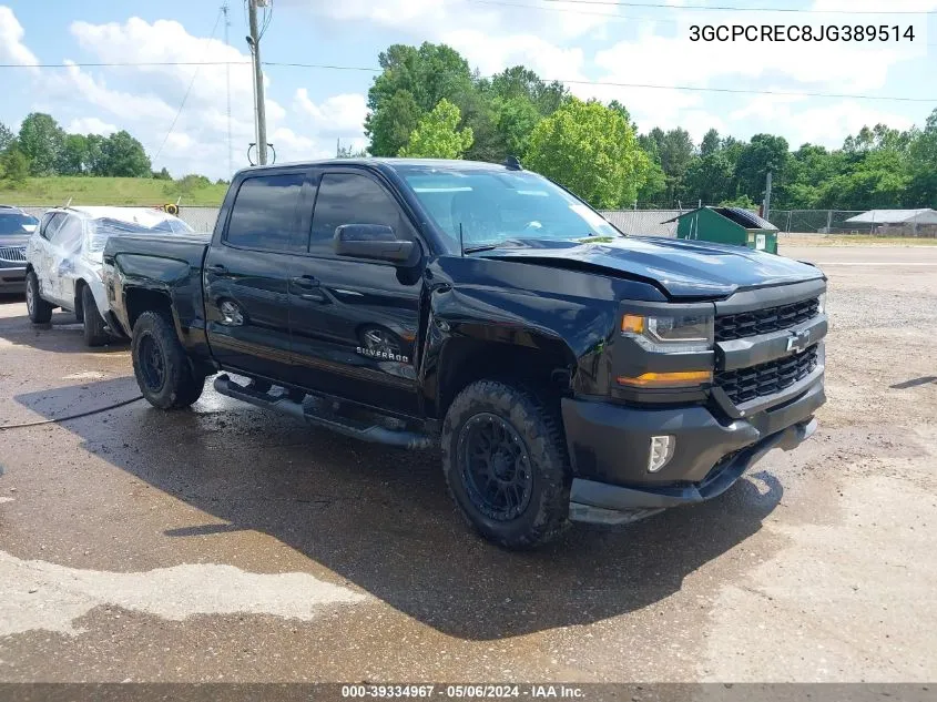 2018 Chevrolet Silverado 1500 1Lt VIN: 3GCPCREC8JG389514 Lot: 39334967