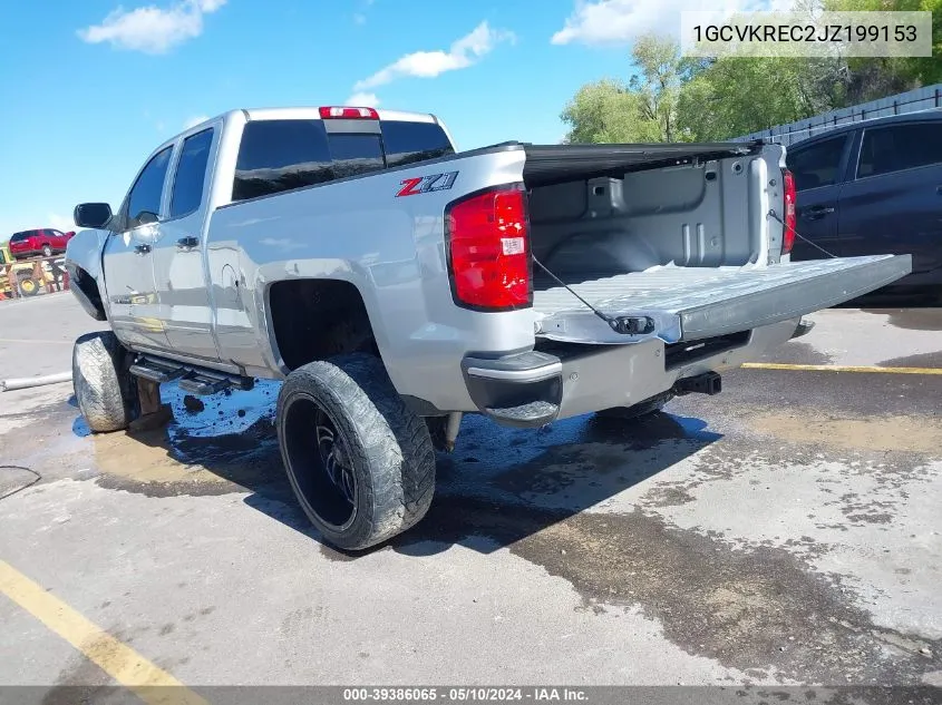 2018 Chevrolet Silverado 1500 2Lt VIN: 1GCVKREC2JZ199153 Lot: 39386065